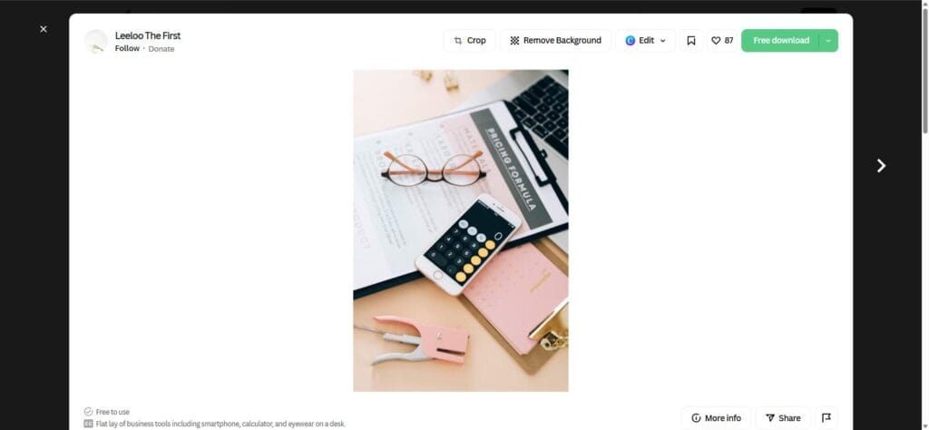 Calculator and pricing formula illustrating website cost in Lebanon
